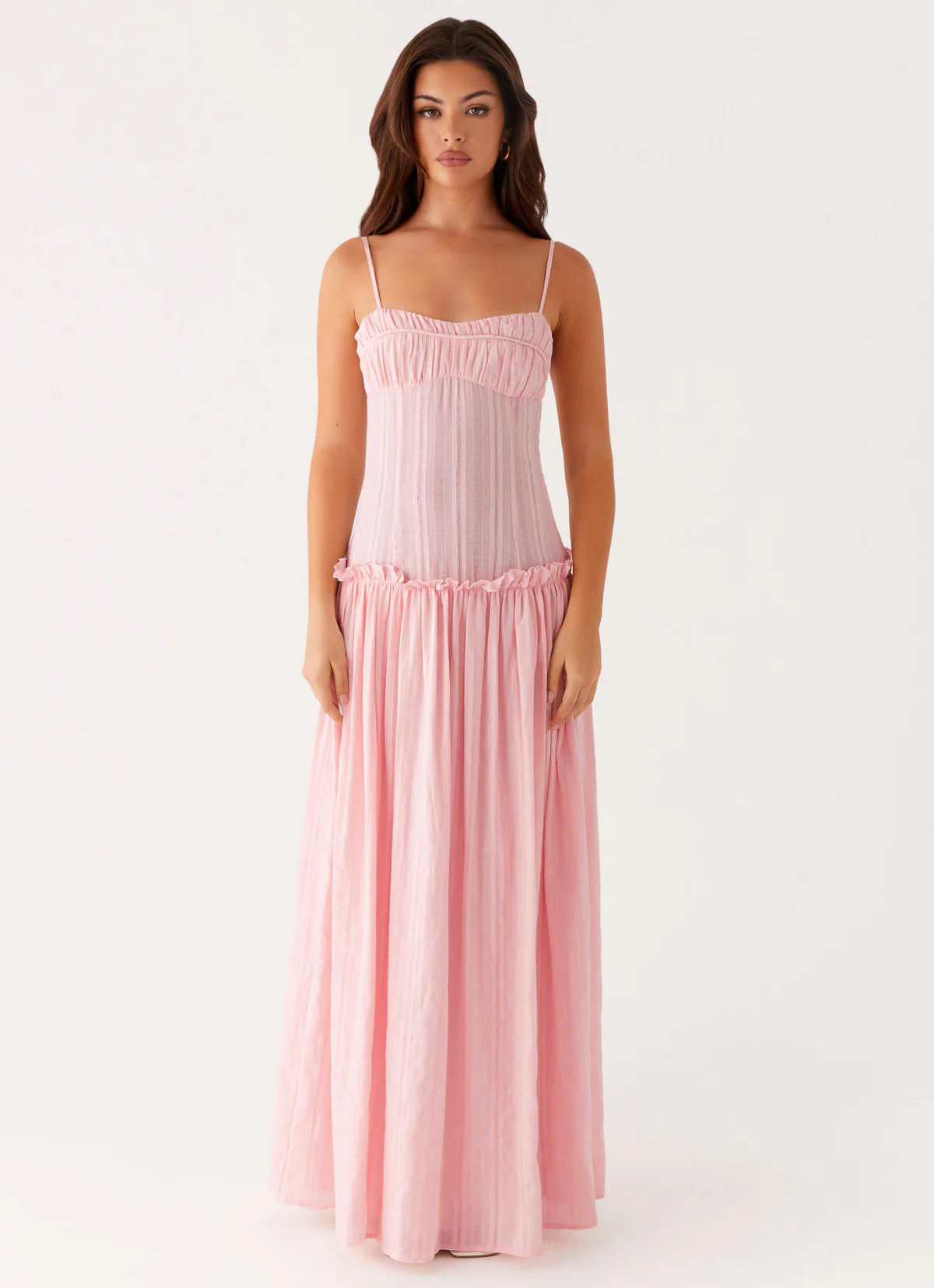 Jacinda Drop Waist Maxi - Pink