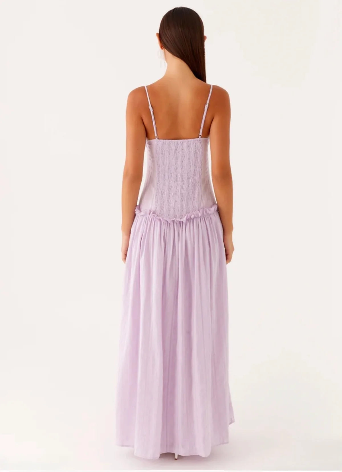 Jacinda Drop Waist Maxi - Lavender