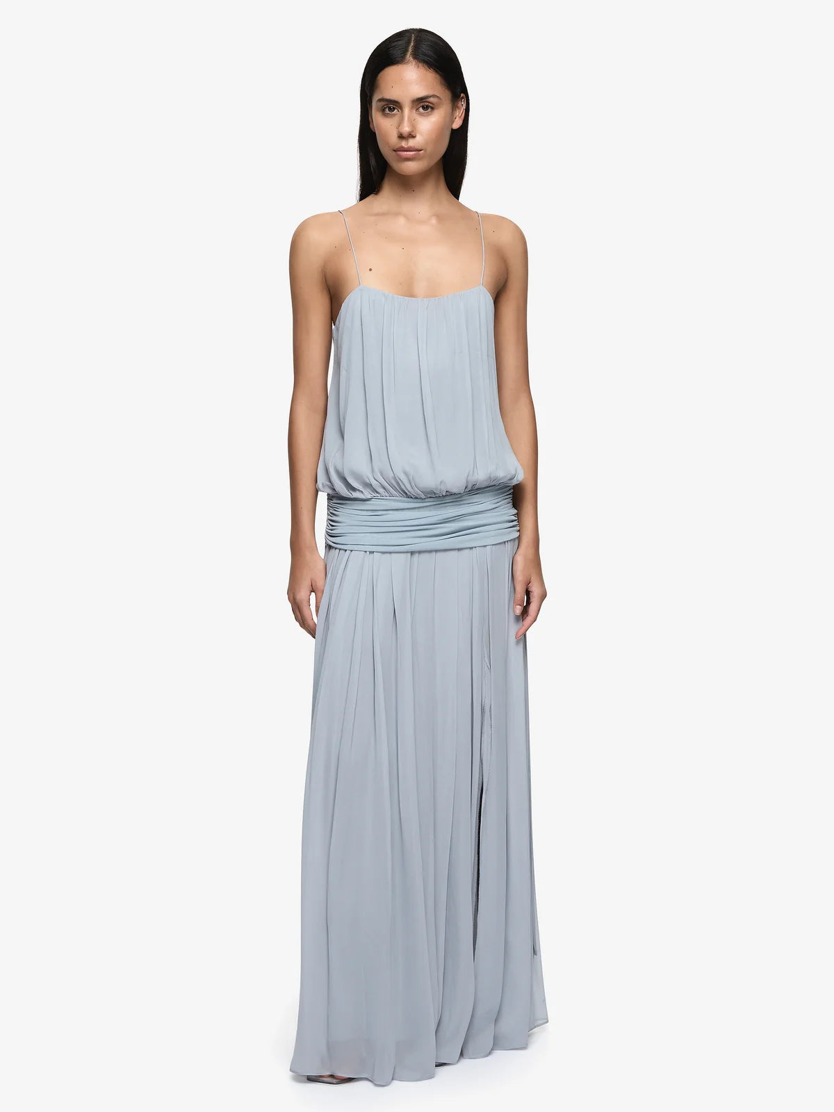 Bec & Bridge Camille Blouson Maxi Dress - Cloud Blue