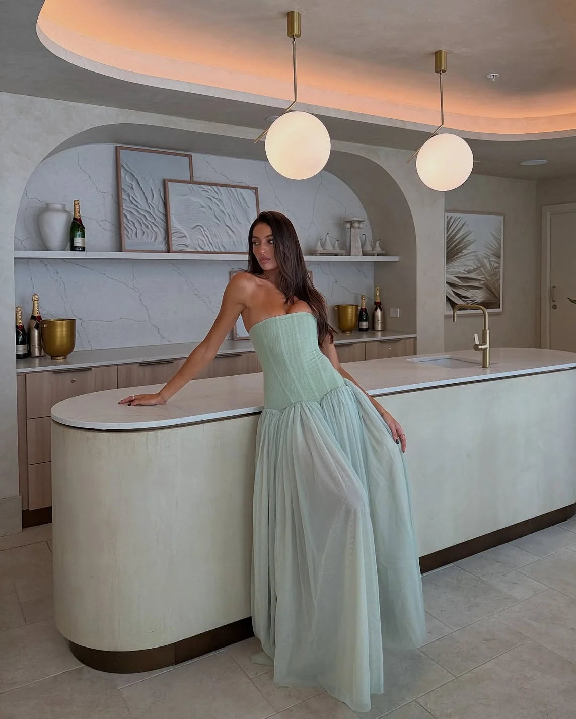 Magic Muse Maxi Dress - Mint