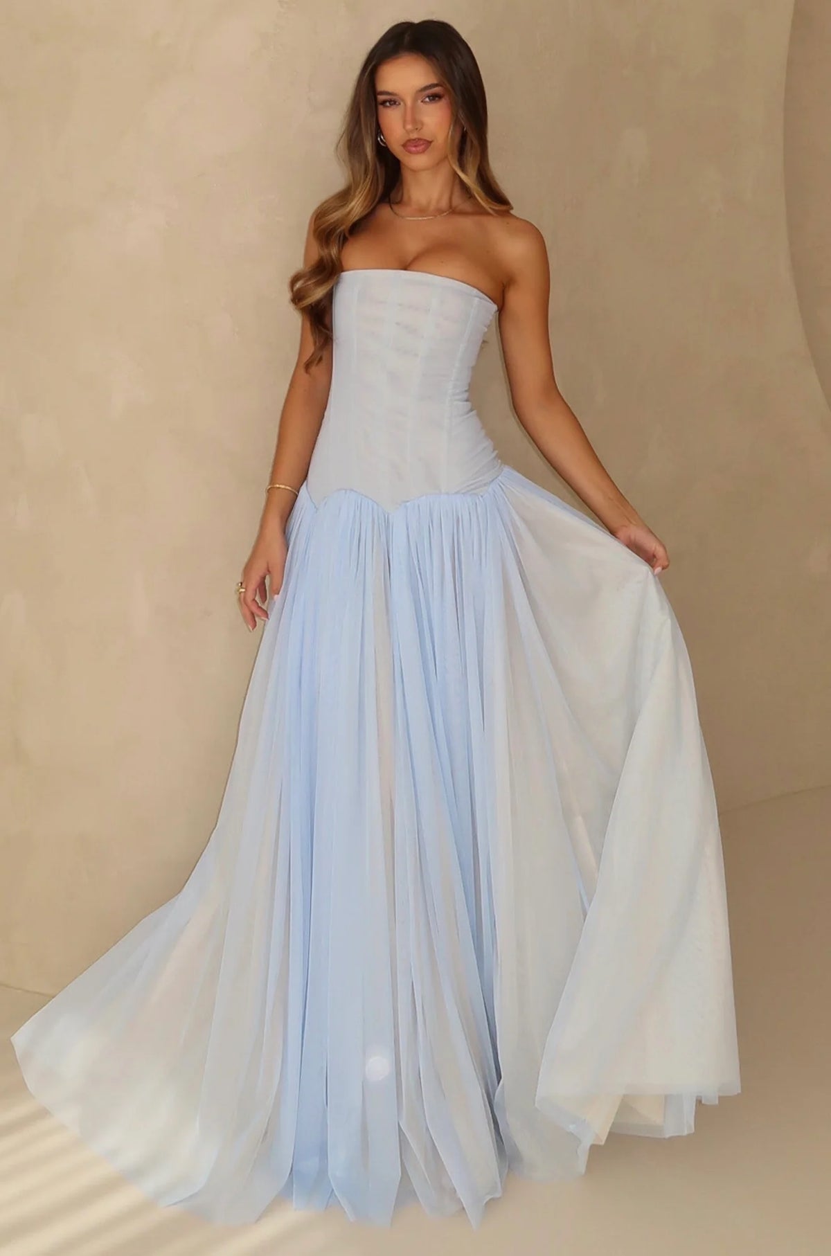 Magic Muse Maxi Dress - Baby Blue