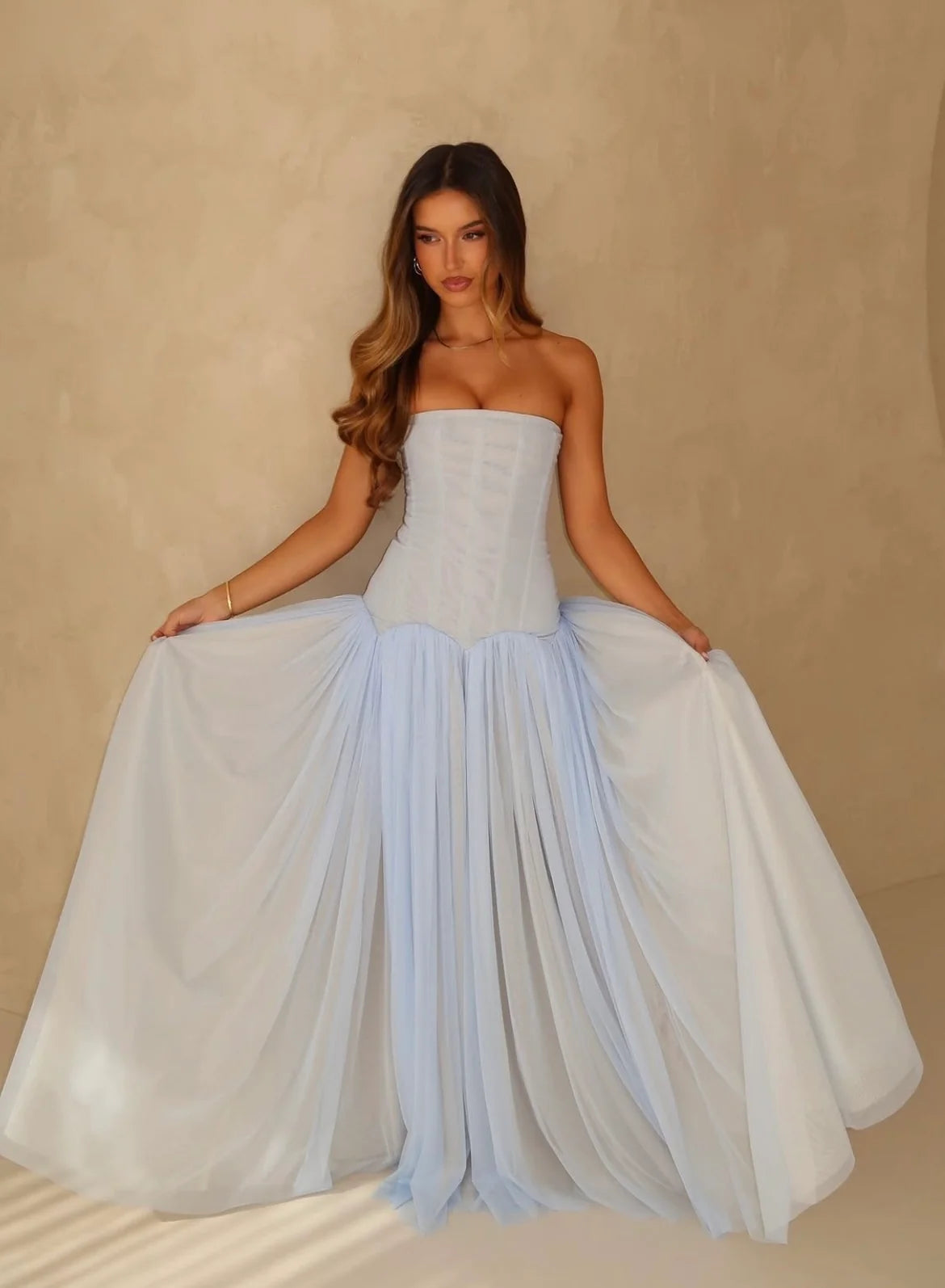 Magic Muse Maxi Dress - Baby Blue