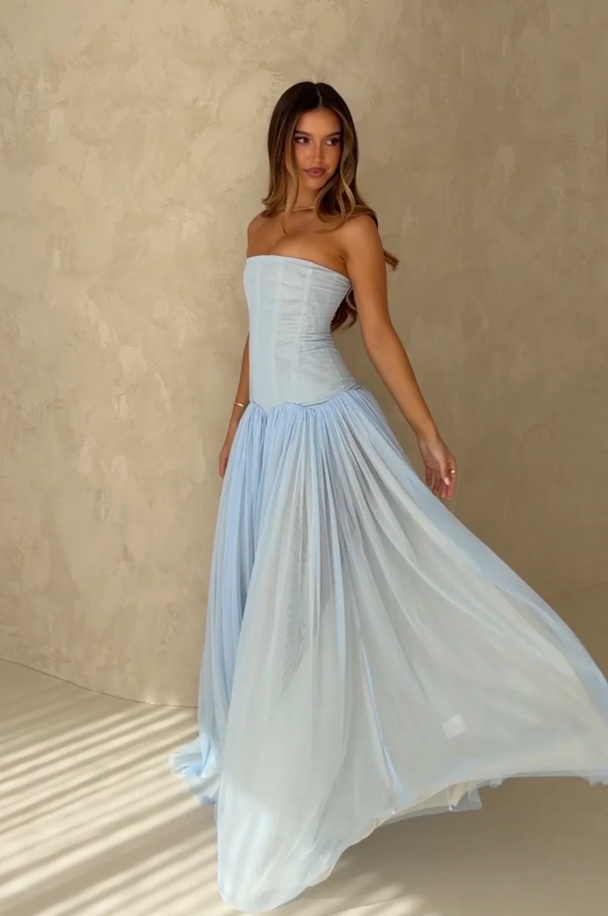 Magic Muse Maxi Dress - Baby Blue
