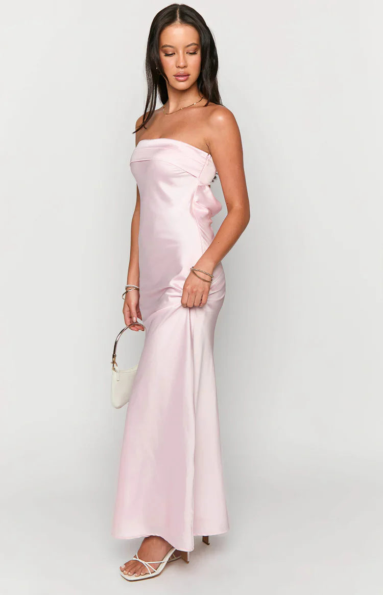 Maiah Formal Maxi Dress - Pink