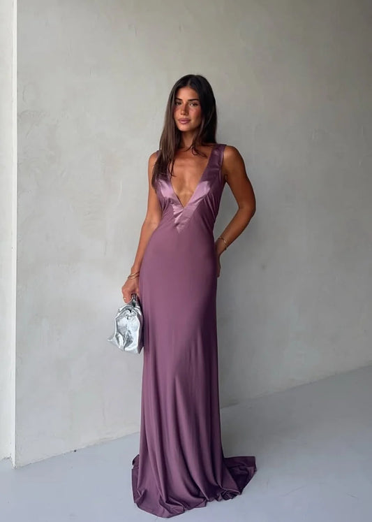 Ance Gria Rosa Gown - Mauve