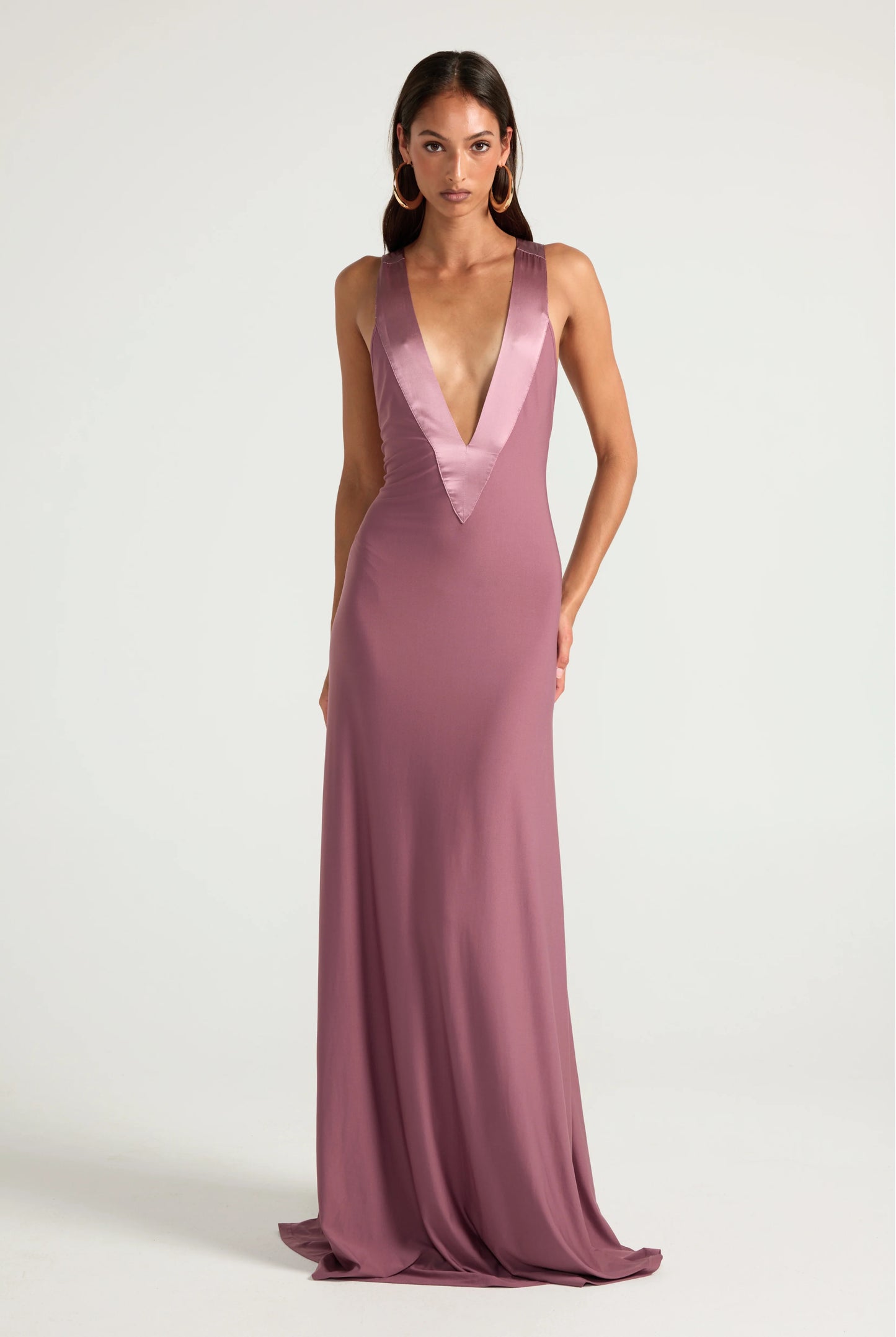 Ance Gria Rosa Gown - Mauve