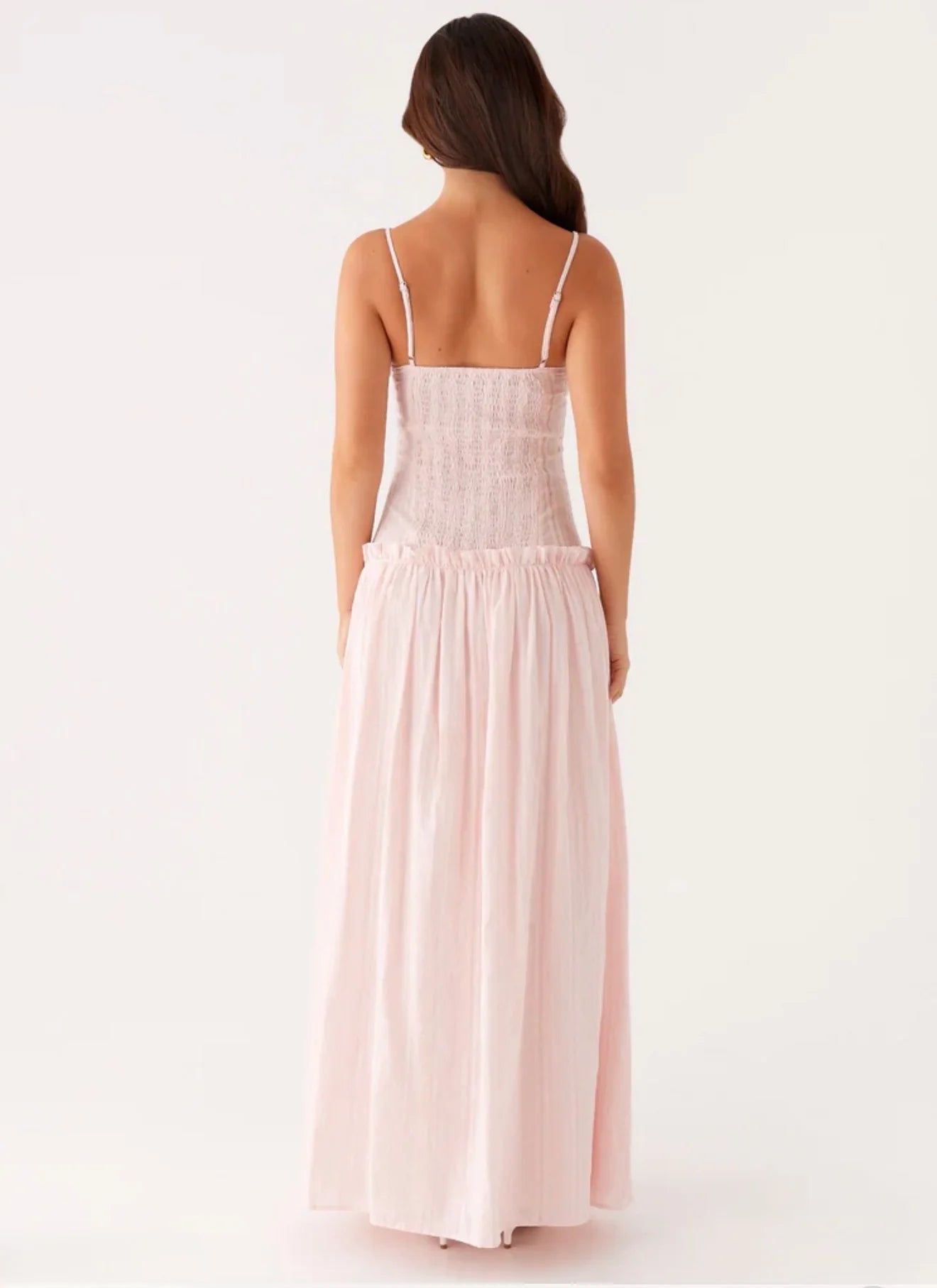 Jacinda Drop Waist Maxi - Pink