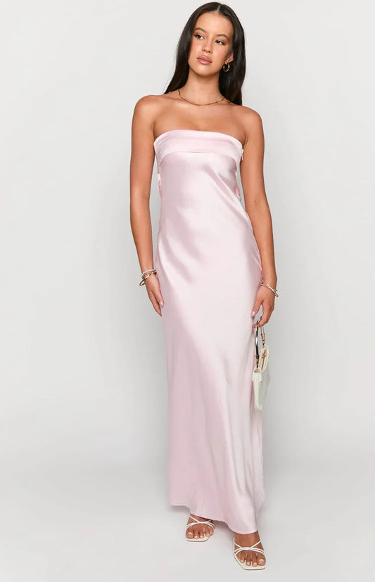 Maiah Formal Maxi Dress - Pink